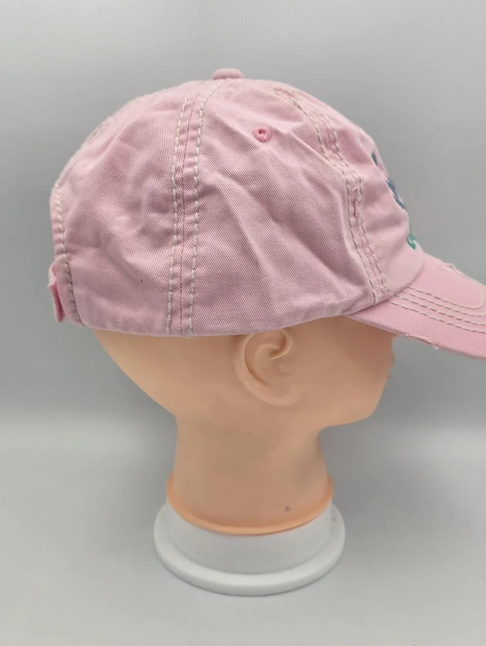 Women's KBETHOS Vintage Pink Bride Squad Cotton Distressed Adjustable Hat